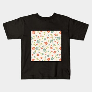 Vintage Flowers Kids T-Shirt